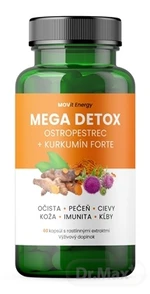 MOVit Mega Detox Ostropestrec + Kurkumín FORTE