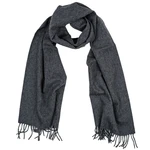 Joshua Ellis 1767 Kašmírový šál Joshua Ellis Plain Classic Scarf - Mid Grey