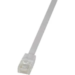 LogiLink CF2071U RJ45 sieťové káble, prepojovacie káble CAT 6 U/UTP 5.00 m biela veľmi flexibilné 1 ks