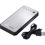 Power Traveller Discovery powerbanka 6000 mAh  Li-Pol USB-A nerezová oceľ, čierna #####Outdoor, #####Statusanzeige