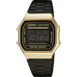 Casio Quartz náramkové hodinky A168WEGB-1BEF (d x š x v) 38.6 x 36.3 x 9.6 mm zlatá Materiál puzdra=Rezinát  Materiál re