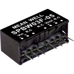 Mean Well SPBW03G-12 DC / DC menič napätia, modul   250 mA 3 W Počet výstupov: 1 x