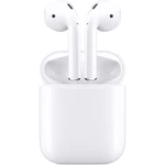 Apple Air Pods Generation 2 + Charging Case   AirPods do uší Headset biela