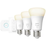 Philips Lighting Hue LED žiarovka 871951428913000 En.trieda 2021: F (A - G) Hue White E27 3er Starter Set inkl. Dimmscha