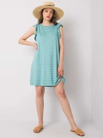 RUE PARIS Casual dark mint dress