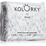 Kolorky Day Hearts jednorazové EKO plienky veľkosť S 3-6 Kg 25 ks