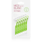 MEDIBLANC Interdental Pick-brush Angle medzizubná kefka 6 ks 0,8 mm Green 6 ks