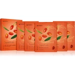 KORIKA SuperFruits Goji Berry - Set of 5 Anti-aging Face Sheet Masks set pleťových masiek za zvýhodnenú cenu Goji berry(s omladzujúcim účinkom)