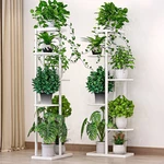 Wooden Plant Stand In/Outdoor Garden Planter Flower Pot Stand Shelf 6 Layers