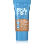 Rimmel Kind & Free lehký hydratační make-up odstín 210 Golden Beige 30 ml