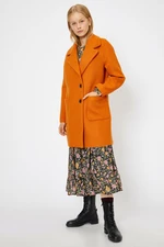 Koton Coat - Orange - Biker jackets