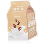 A’pieu One-Pack Milk Mask Coffee plátýnková maska s hydratačním a revitalizačním účinkem 21 g