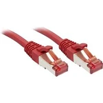 Síťový kabel RJ45 LINDY 47734, CAT 6, S/FTP, 2.00 m, červená