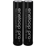 Akumulátor AAA Ni-MH Panasonic eneloop Pro HR03, 900 mAh, 1.2 V, 2 ks