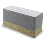 Radiobudík soundmaster UR620, AUX, Bluetooth, dřevo, šedá