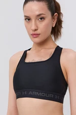 Športová podprsenka Under Armour Crossback čierna farba, jednofarebná, 1361034