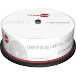 DVD+R DL 8.5 GB Primeon 2761251, stříbrný matný povrch, 25 ks, vřeteno