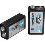 Akumulátor 9 V Ni-MH Ansmann maxE 6LR61, 300 mAh, 8.4 V 1 ks