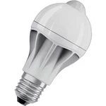 LED žárovka OSRAM 4058075428348 230 V, E27, 9 W, teplá bílá, A+ (A++ - E), tvar žárovky, vč. detektoru pohybu, 1 ks