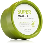 Some By Mi Super Matcha Pore Clean čisticí jílová pleťová maska pro stažení pórů 100 g