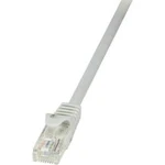 Síťový kabel RJ45 LogiLink CP1082U, CAT 5e, U/UTP, 7.50 m, šedá