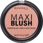 Rimmel Maxi Blush pudrová tvářenka odstín 001 Third Base 9 g