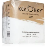 Kolorky Deluxe Velvet Pants Wild jednorázové plenkové kalhotky velikost L 8-13 Kg 19 ks