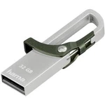 USB flash disk Hama FlashPen Hook-Style 123921, 32 GB, USB 2.0, zelená