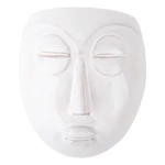 Biely nástenný kvetináč PT LIVING Mask, 16,5 x 17,5 cm