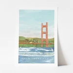 Plagát Travelposter San Francisco II, A2