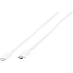 Adaptér USB 2.0 Vivanco [1x USB-C™ zástrčka - 1x dokovací zástrčka Apple Lightning] bílá