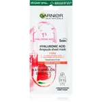 Garnier Skin Naturals Ampoule Sheet Mask plátýnková maska s hydratačním a revitalizačním účinkem 15 g