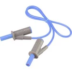 VOLTCRAFT MSB-501 bezpečnostní měřicí kabely [lamelová zástrčka 4 mm - lamelová zástrčka 4 mm] modrá, 0.50 m