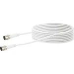 Antény, SAT kabel Schwaiger KDAK75 532, 10 dB, čtyřžilový stíněný, 7.50 m, bílá