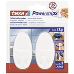 Páskou Powerstips® háček Large oválné bílá 58013-00049 tesa Množství: 2 ks