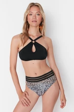 Bikiny spodný diel Trendyol Leopard print