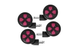 IMPACKT IP1 Wheel set Flora pink