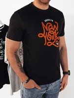 Men's T-shirt with black Dstreet print