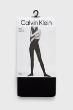 Punčochy Calvin Klein černá barva, 701218758