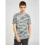 Green Men's Patterned T-Shirt Diesel - Men