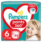 PAMPERS Active Baby Pants Kalhotkové plenky vel. 6, 14-19 kg, 44 ks