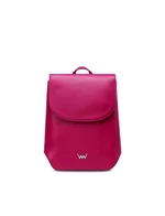 Navy pink women's leather backpack Vuch Elmon