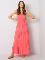 Coral maxi dress by Giuseppina FRESH MADE