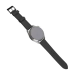 Kožený řemínek FIXED Leather Strap s šířkou 20mm pro smartwatch, černá