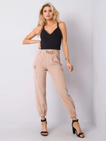 OCH BELLA Beige trousers with pockets