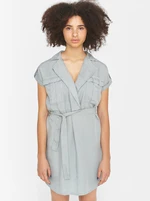 Grey Dress with Tie Noisy May Vera - Women