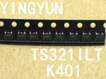 10pcs/lot TS321ILT TS321 K401 SOT23-5 Low power single-pass operational amplifier New original