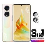 3in1 Camera Lens Protector Hydrogel Film For Oppo Reno8 T Reno 8T 8 T Reno8T 5G Screen Protector Full Coverage Films CPH2505