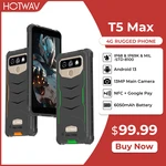 HOTWAV T5 MAX Rugged Android 13 OS 6050mAh Battery 4GB RAM 64GB ROM NFC Supported 6.0'' DH+ Display 13MP Rear Camera IP68/IP69k