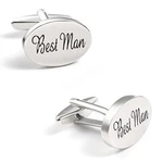 Brand New Mens Stylish Silver Plated Men Jewelry Best Man Wedding Cufflinks Pageboy Groom